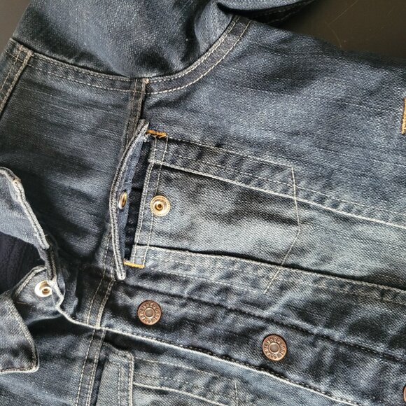 The Children’s Place Lined Denim Jean Jacket, Girl 4T, Snap Front Closure, Lined - Picture 10 of 15